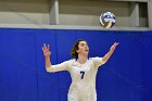 Volleyball vs Babson  Wheaton Women's Volleyball vs Babson College. - Photo by Keith Nordstrom : Wheaton, Volleyball, VB